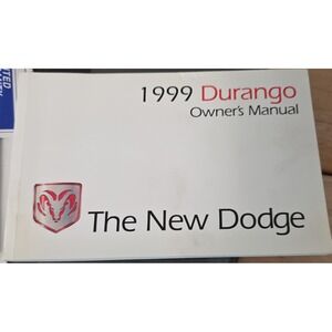 1999 Dodge Durango Owner's Manual The New Dodge Vehicle Information Guide
